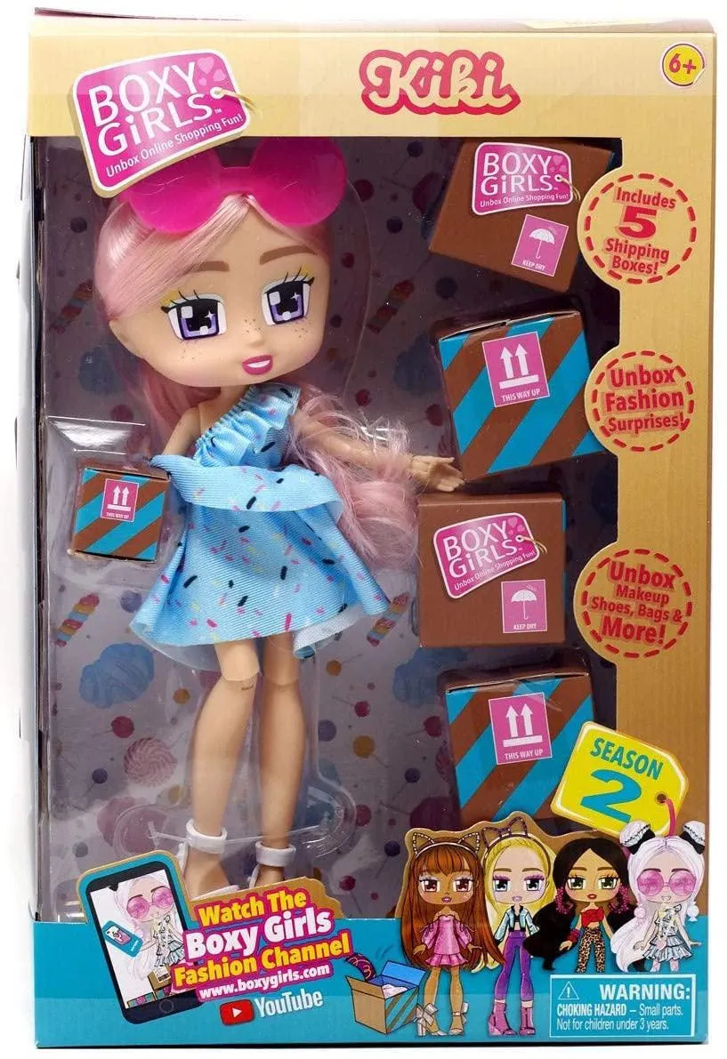 Boxy Girls Season 2,3 Assortment (814IT Kiki, 788IT Hazel, 1392 Peyton, 1394 Berkley, 1396 Jade & 1398 Seraphina) 1Pcs