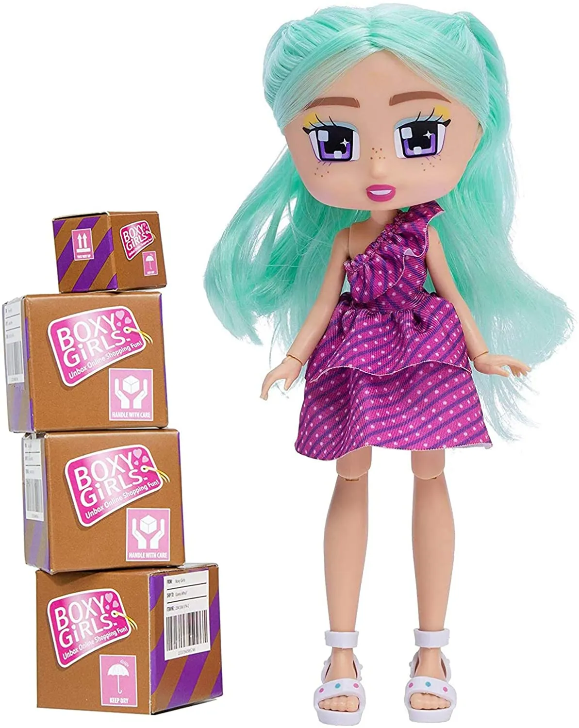 Boxy Girls Season 2,3 Assortment (814IT Kiki, 788IT Hazel, 1392 Peyton, 1394 Berkley, 1396 Jade & 1398 Seraphina) 1Pcs