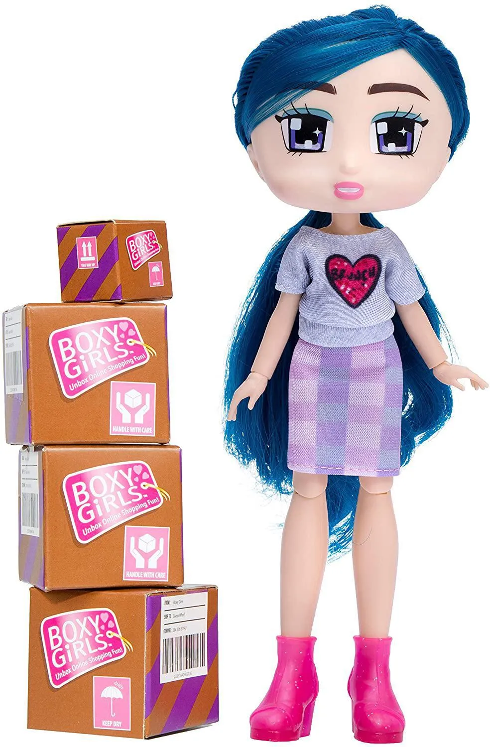 Boxy Girls Season 2,3 Assortment (814IT Kiki, 788IT Hazel, 1392 Peyton, 1394 Berkley, 1396 Jade & 1398 Seraphina) 1Pcs