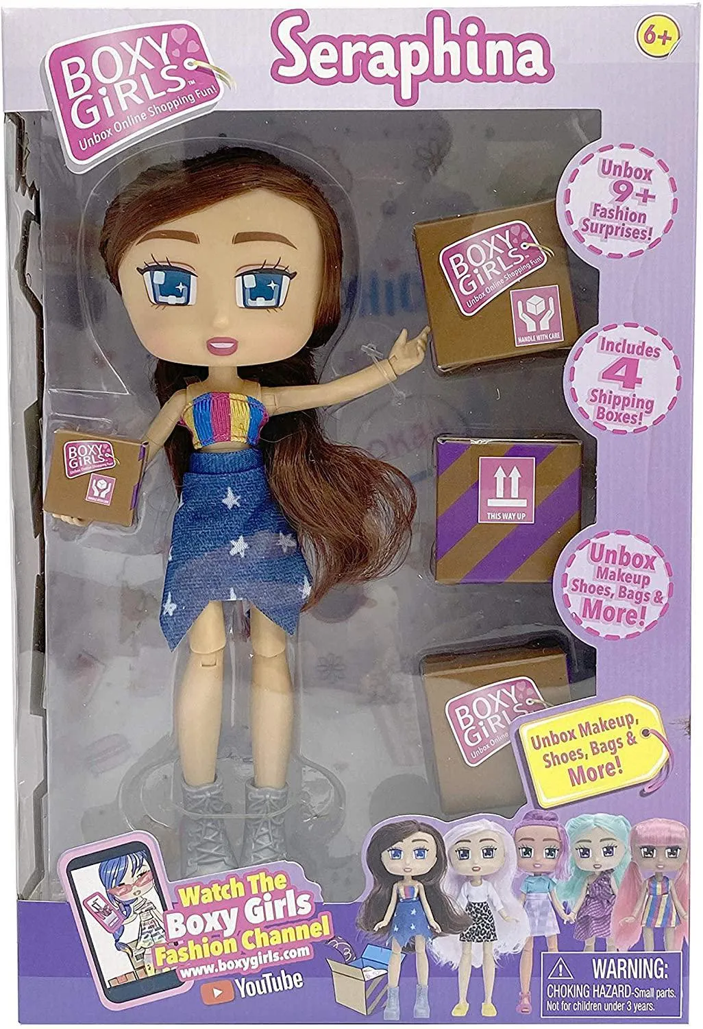 Boxy Girls Season 2,3 Assortment (814IT Kiki, 788IT Hazel, 1392 Peyton, 1394 Berkley, 1396 Jade & 1398 Seraphina) 1Pcs