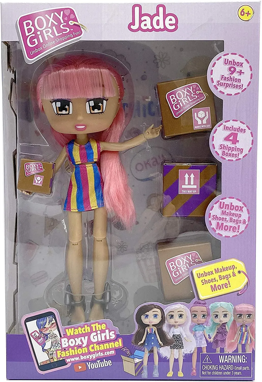 Boxy Girls Season 2,3 Assortment (814IT Kiki, 788IT Hazel, 1392 Peyton, 1394 Berkley, 1396 Jade & 1398 Seraphina) 1Pcs