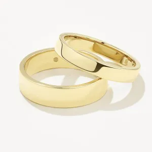 Boyfriend Stacker Ring Set in Gold