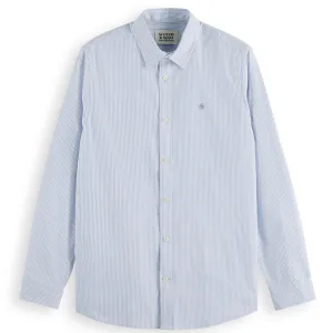Boys Oxford Striped Cotton Shirt