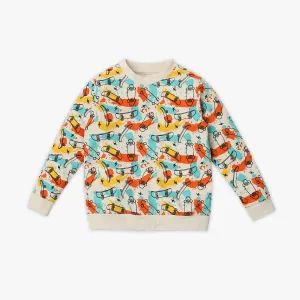 Boys Regular Fit Printed Sweatshirt