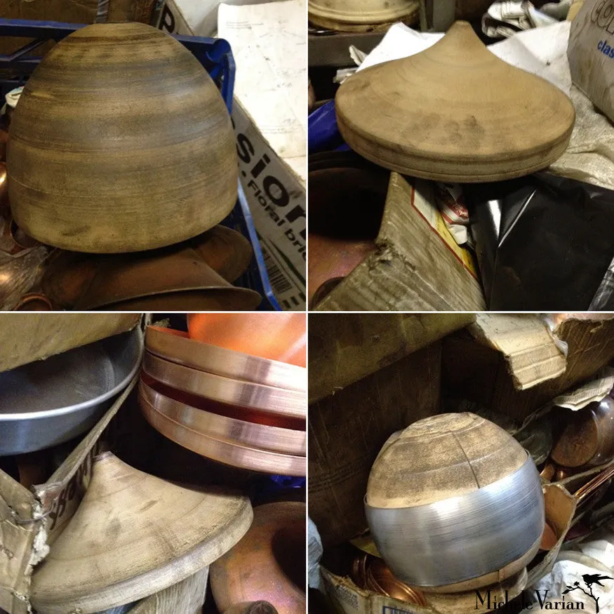 Brass Finial Dome Pendant Light