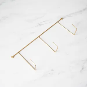 Brass Triple Wall Hook