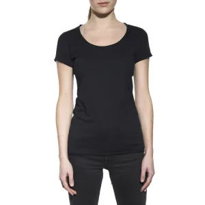 Bread & Boxers Relaxed Women's Underwear Crew-Neck | BLACK