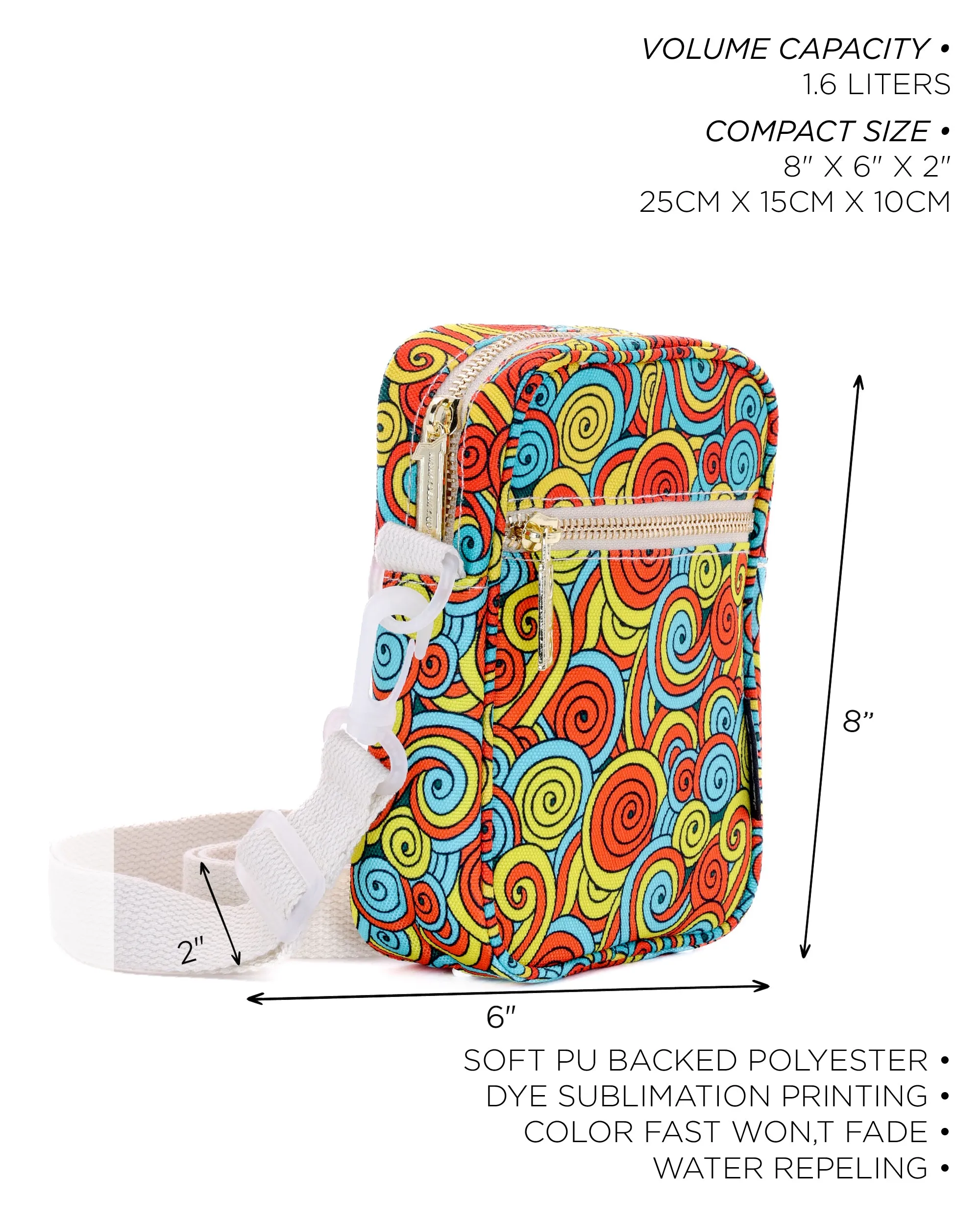 Brick Bag | Mini Crossbody | Recycled RPET | Dylans Hair