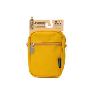 Brick Bag | Mini Crossbody | Recycled RPET | Mustard