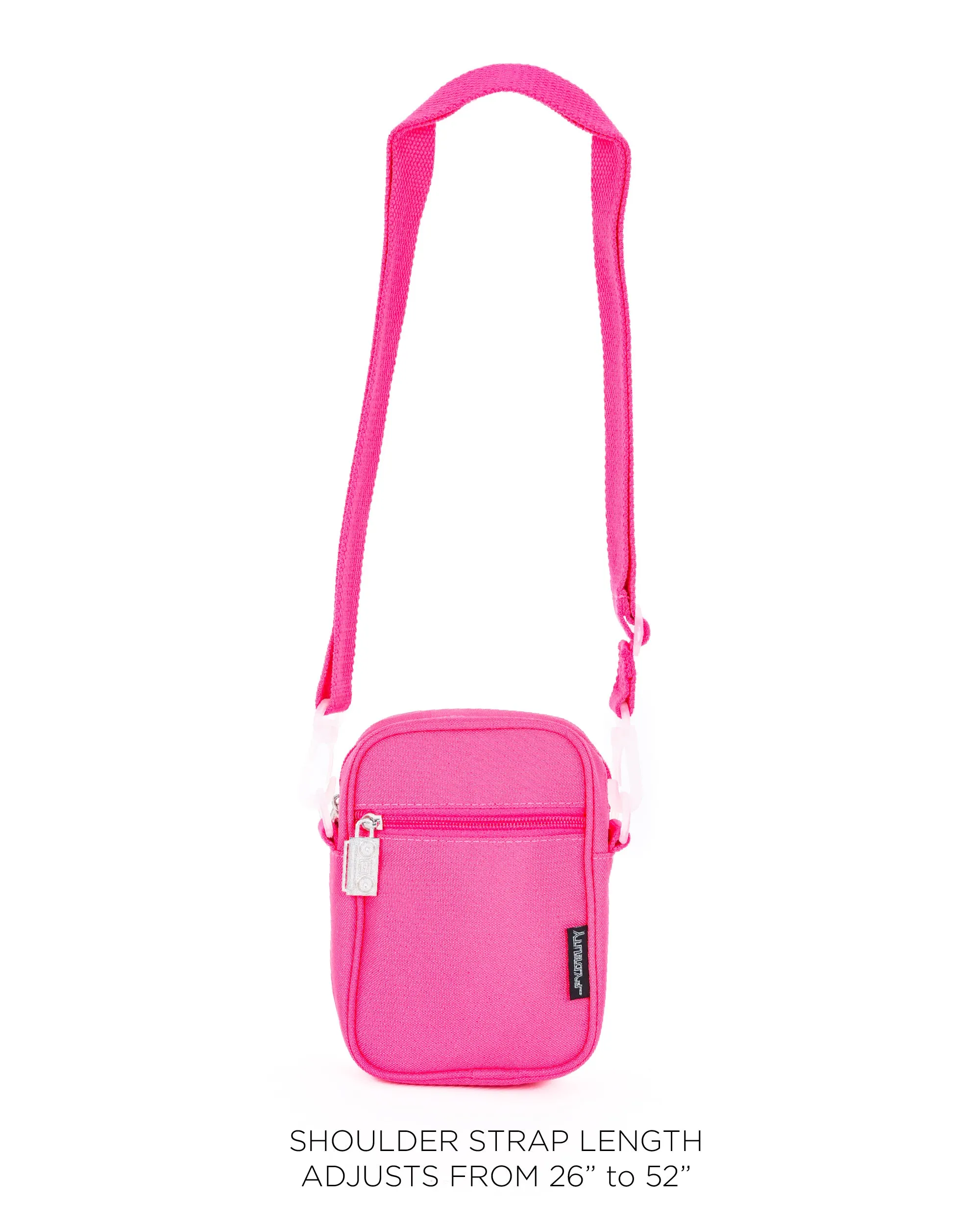 Brick Bag | Mini Crossbody | Recycled RPET | Neon Pink