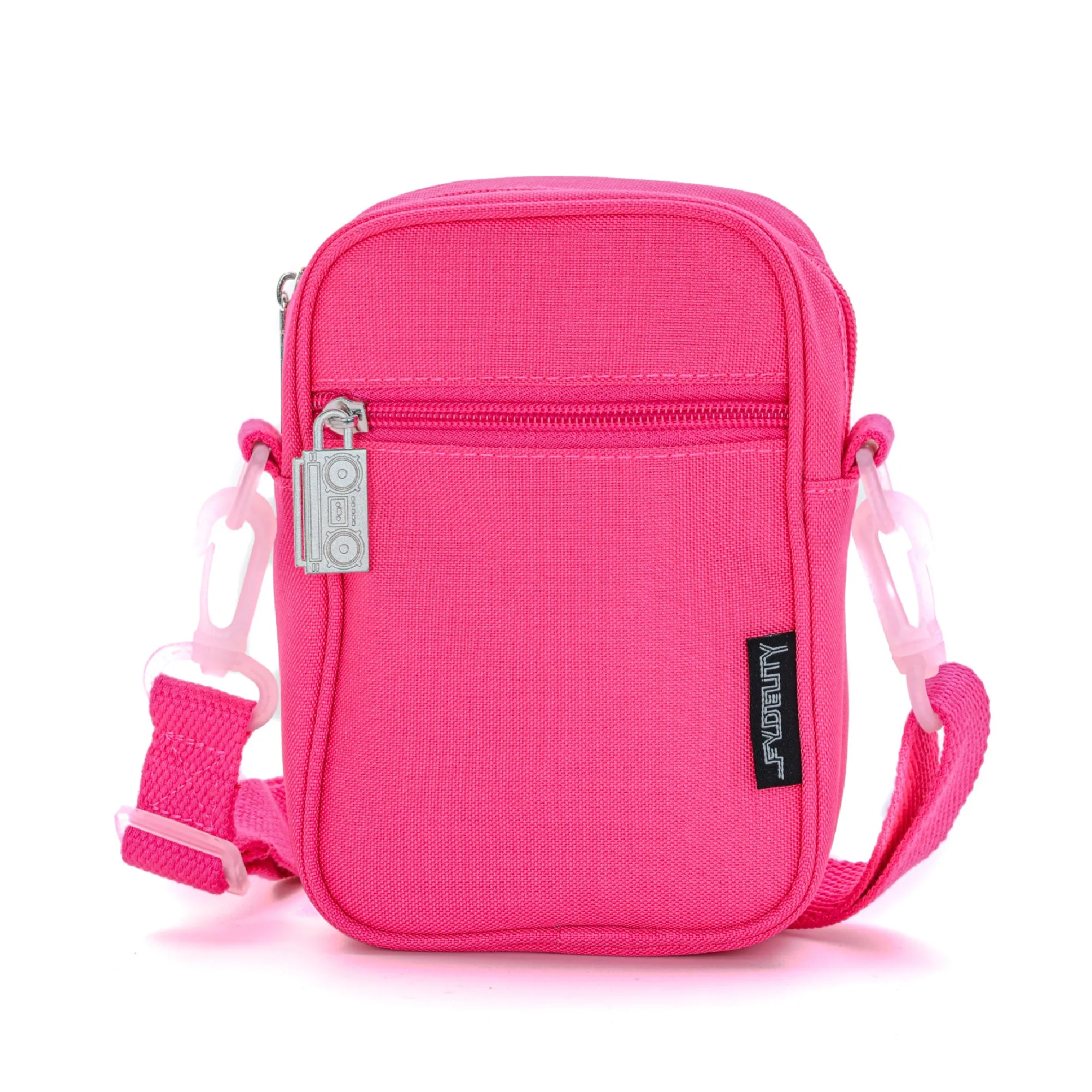 Brick Bag | Mini Crossbody | Recycled RPET | Neon Pink
