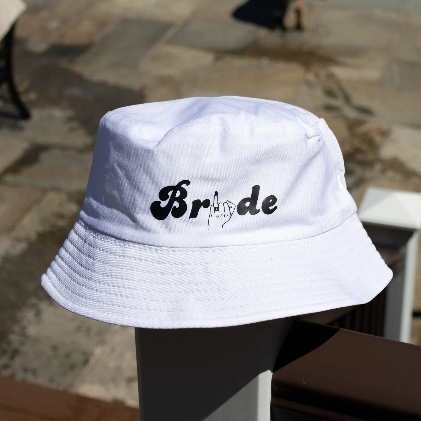 Bride Bucket Hat - Bachelorette Accessories, Bridal & Wedding Gift