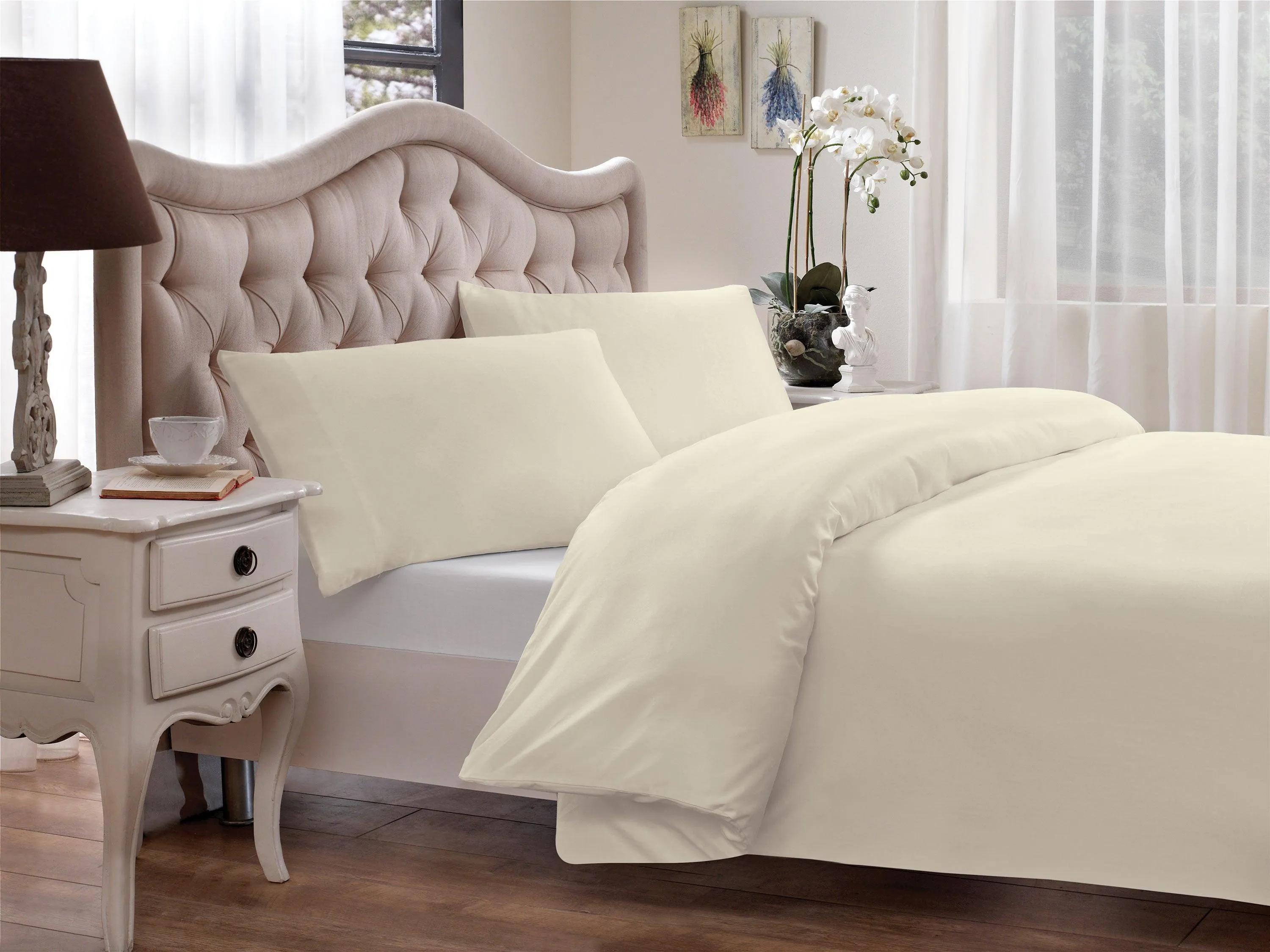 Brielle Home 100% Modal Percale 300 Thread Count Duvet Cover Set