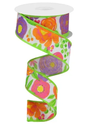 Bright bold blooms 1.5”