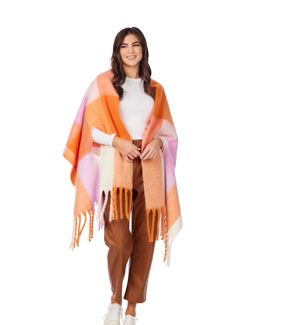 BRIGHT SCARF WRAP BY MUD PIE