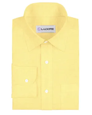Brisbane Moss Chambray - Yellow