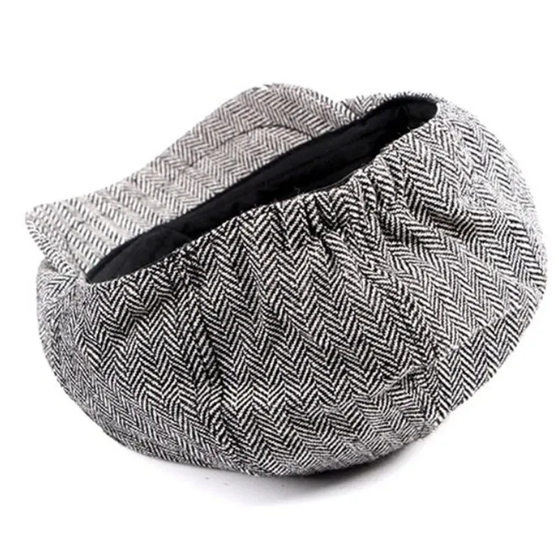 British Style Octagonal Winter Hats
