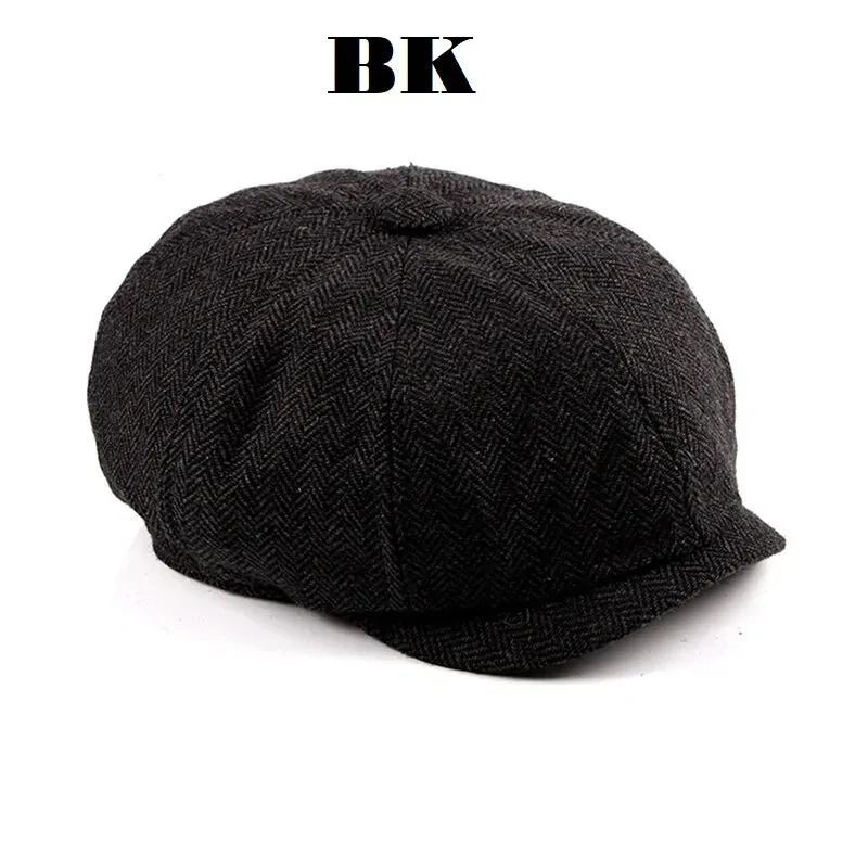 British Style Octagonal Winter Hats