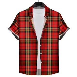 Brodie Modern Tartan Short Sleeve Button Down Shirt
