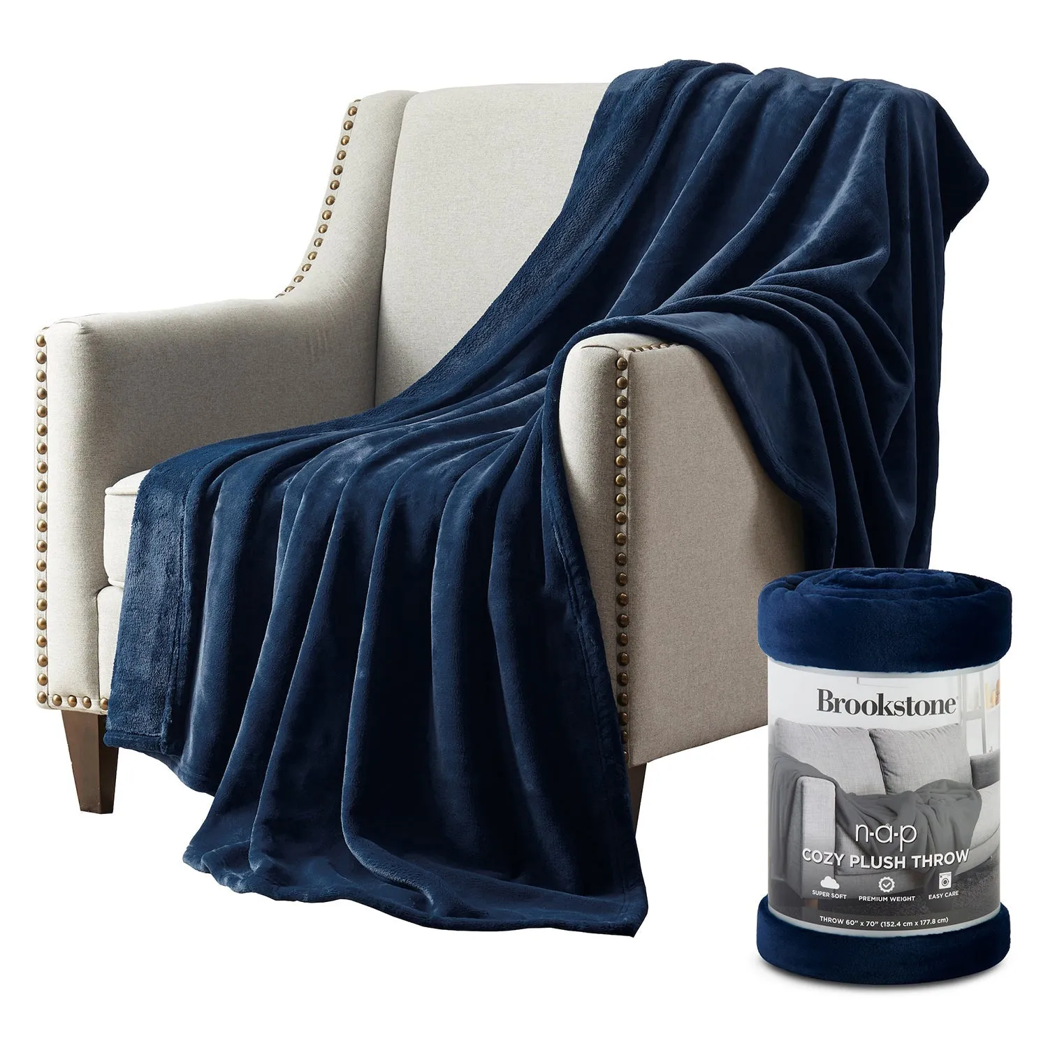 Brookstone NAP Plush Throw