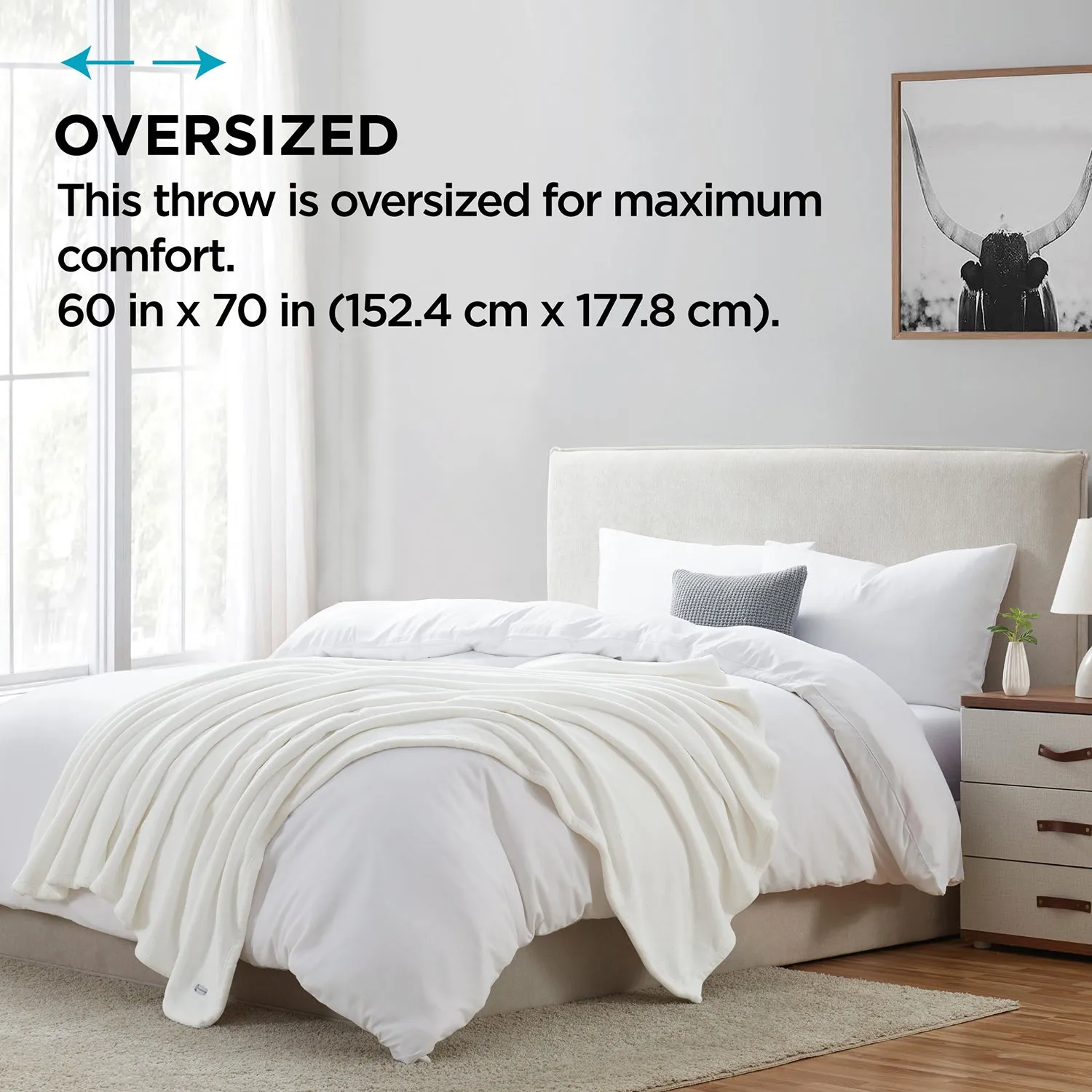 Brookstone NAP Plush Throw