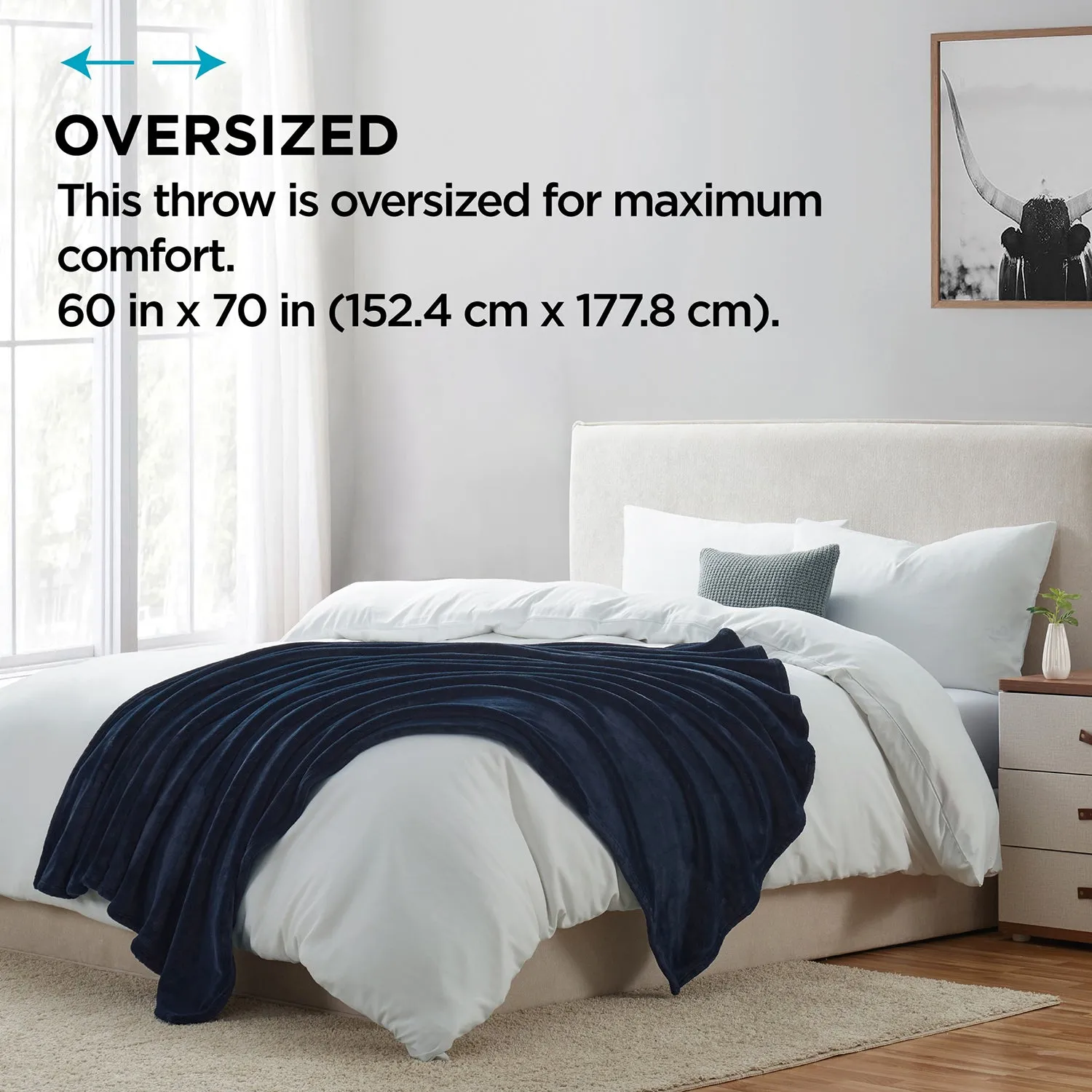 Brookstone NAP Plush Throw