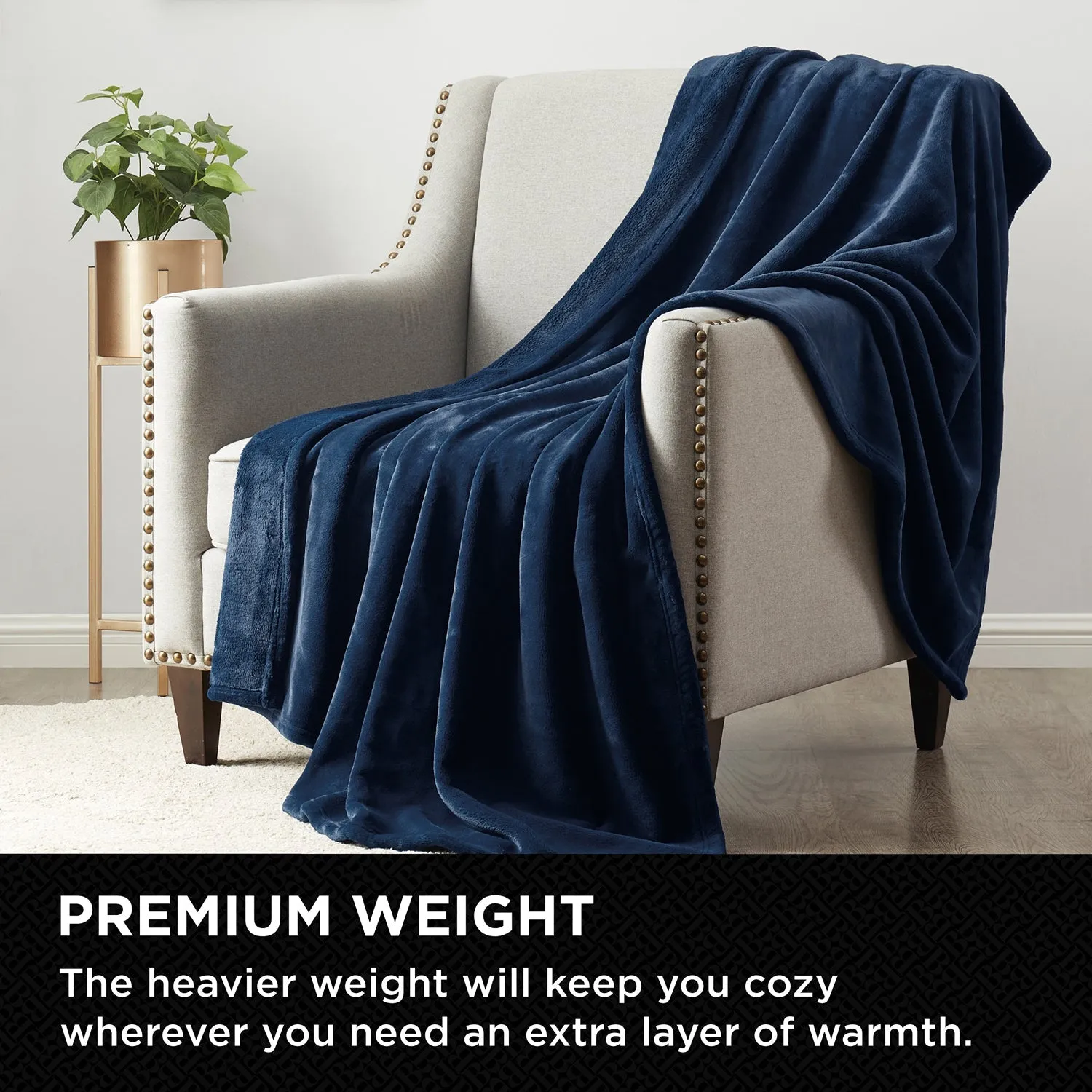 Brookstone NAP Plush Throw