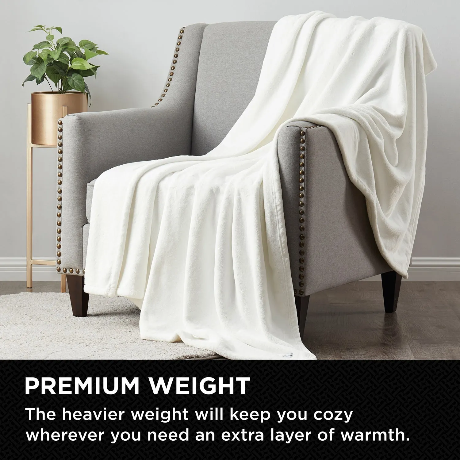 Brookstone NAP Plush Throw