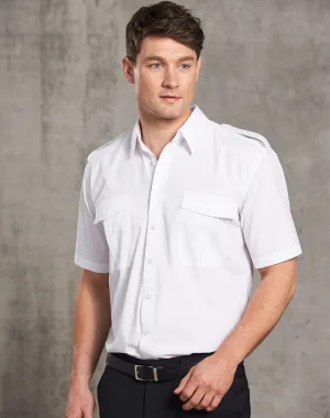 BS06S Epaulette Short Sleeve