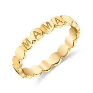 Bubble Engravable Eternity Band