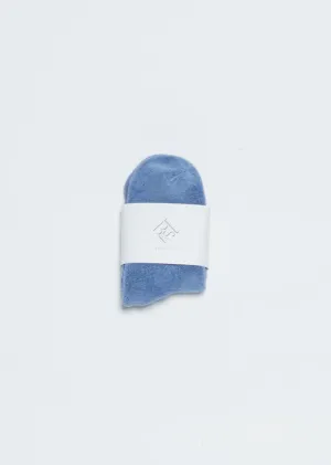 Buckle Ankle Socks — Blue