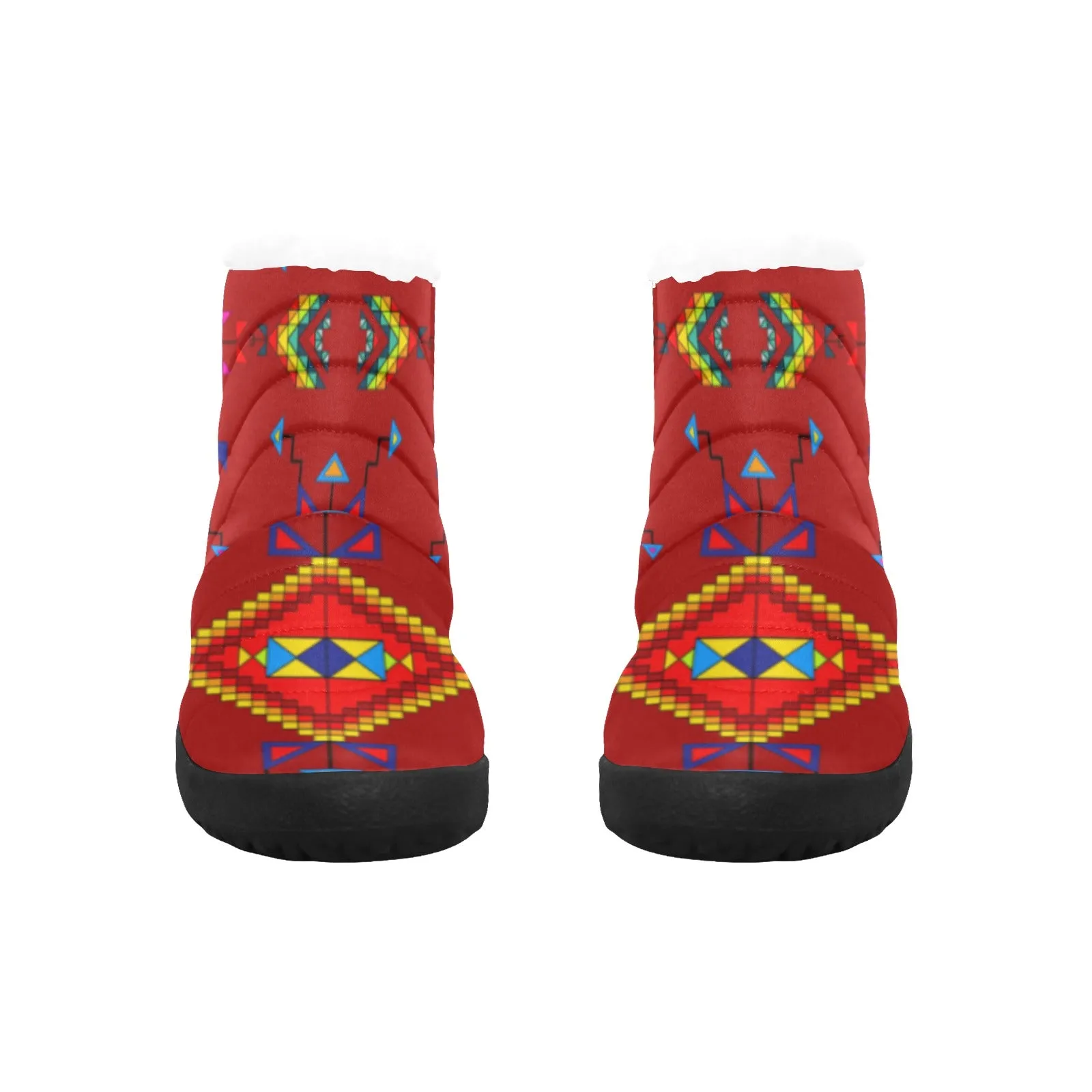 Buffalo Jump Red Women's Padded Winter Boot
