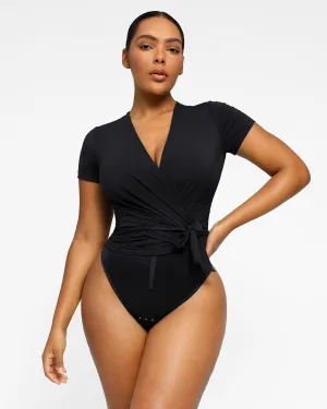 Built-In Shapewear 2-in-1 Cross Strap Top