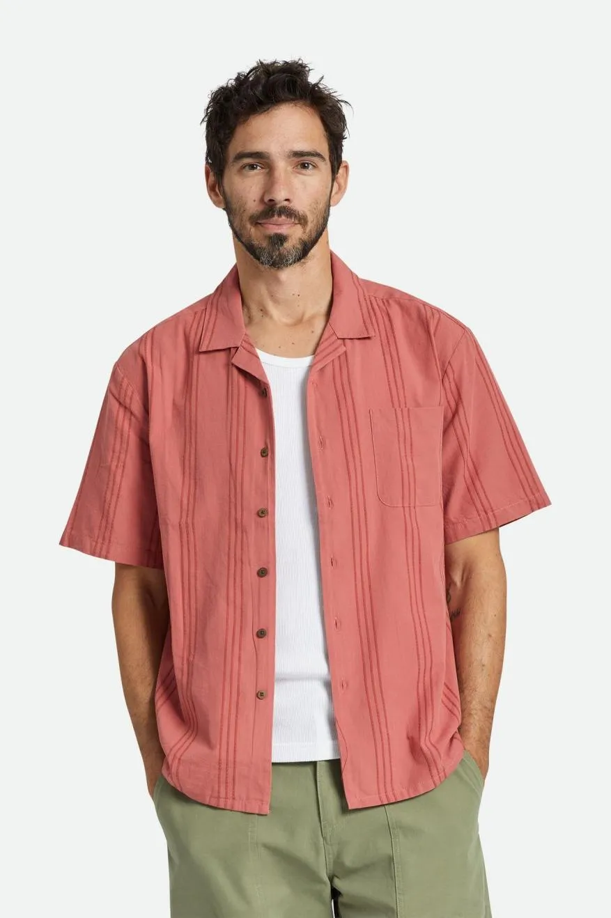 Bunker Reserve Cool Weight S/S Woven - Dusty Cedar