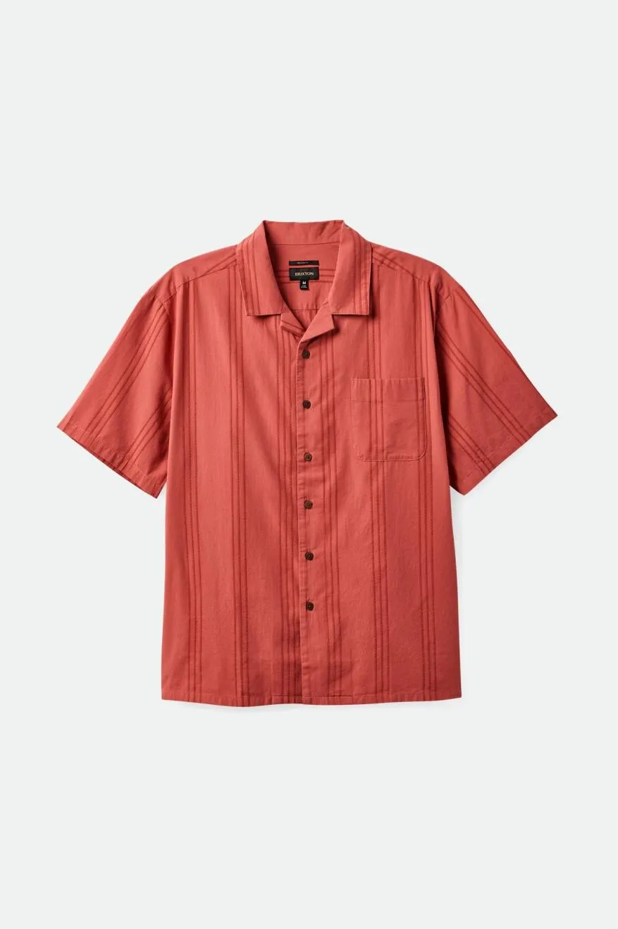 Bunker Reserve Cool Weight S/S Woven - Dusty Cedar