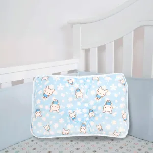 Bunny Blue Baby Pillow