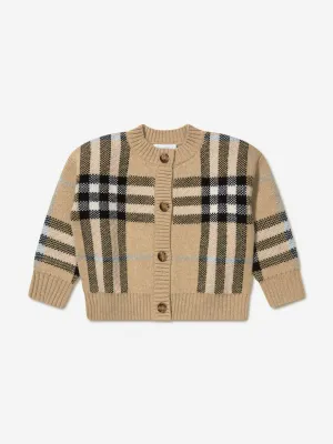 Burberry Baby Girls Check Gilliane Cardigan