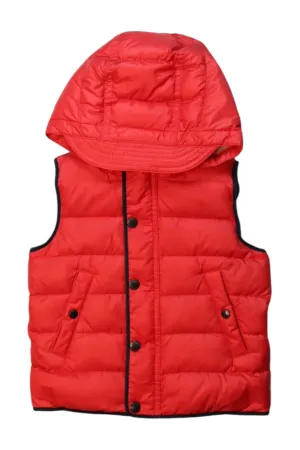 Burberry Quilted Vest With Detachable Hood 2T