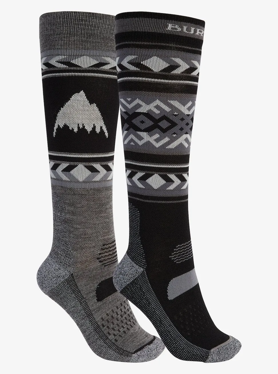 Burton Performance Lightweight Two Pack Socks Womens Black