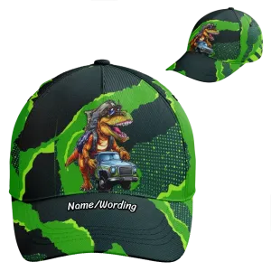 Business Gifts For Clients, Custom Corporate Gifts Personalized Back to School Hat, Dinosaur Print on Demand Hat, Hats-23020024