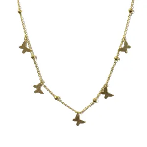 Butterfly Charms Necklace