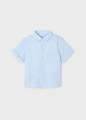 Button Down Blue Striped Shirt