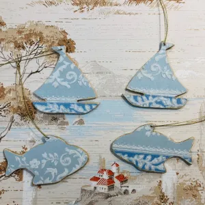 by the Sea Ornaments