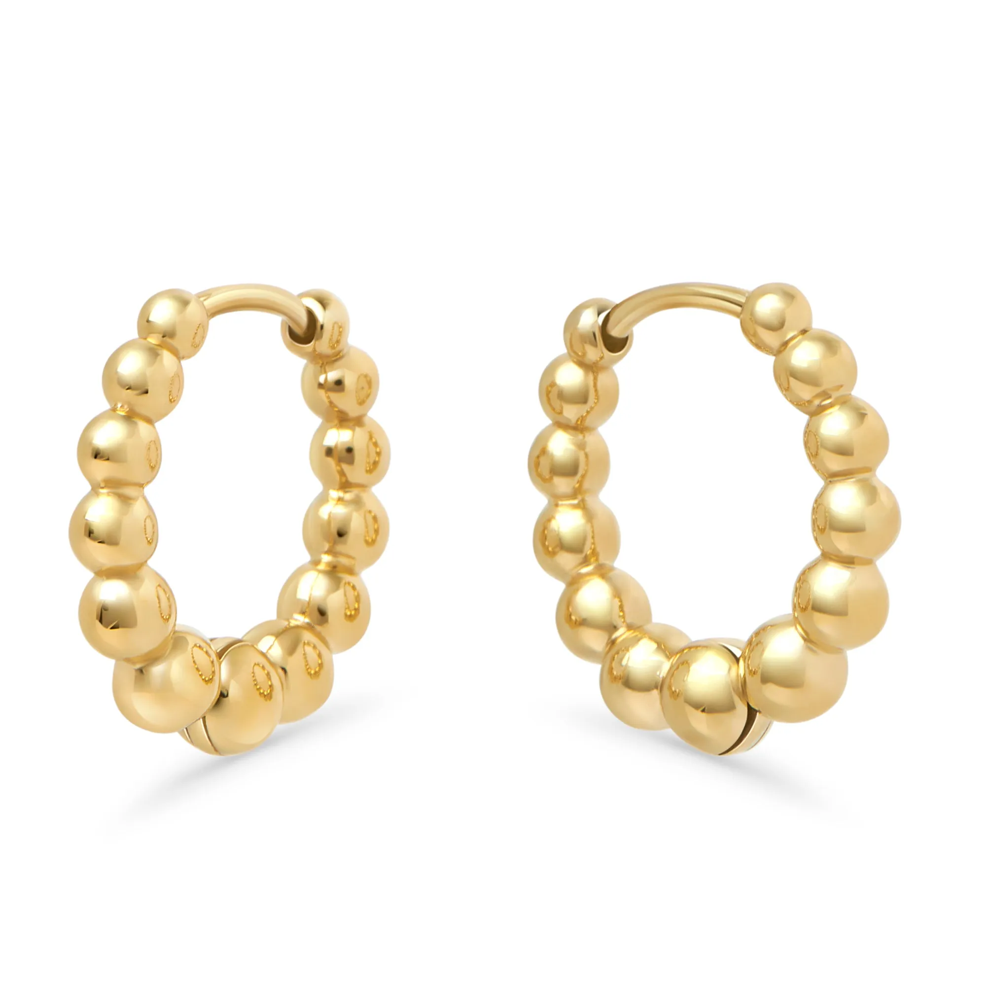 Byza II Huggie Earrings