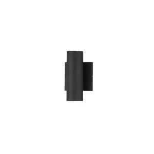 Calibro 8 in. LED Outdoor Wall Light 120-277V, 3000K Black