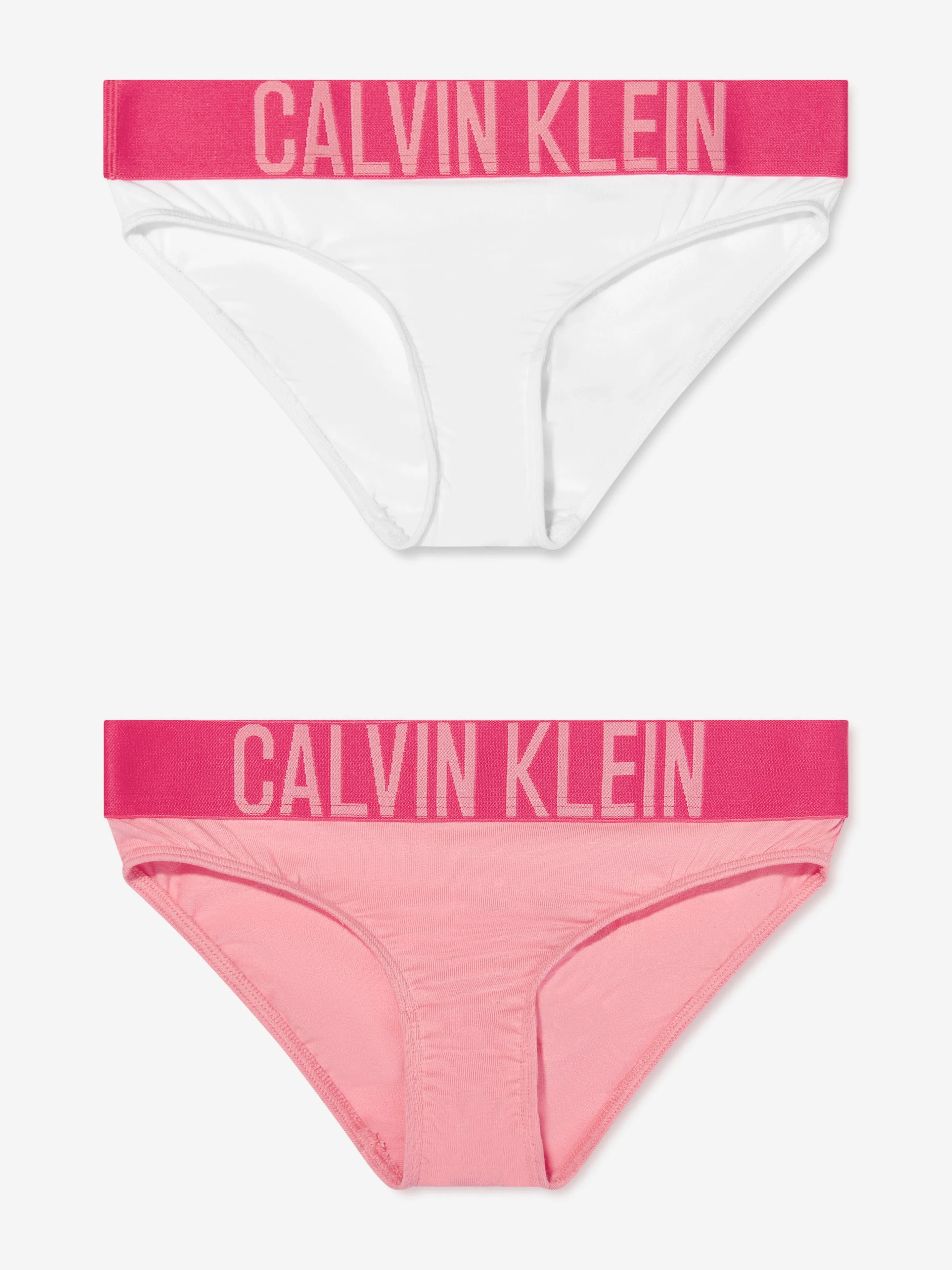 Calvin Klein Girls 2 Pack Bikini Knickers Set in Multicolour