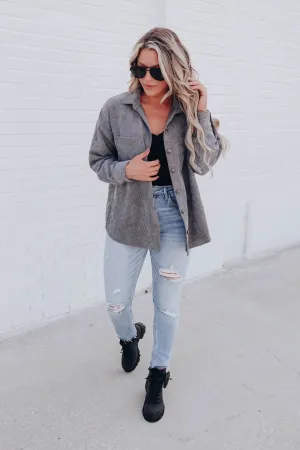 Camden Corduroy Button Down Top