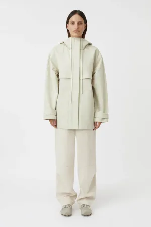 Camilla And Marc Hadley Coated Cotton Jacket - Lichen White