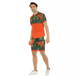 CAMOUFLAGE KAKI Men's Short Sleeve Shirt Sets