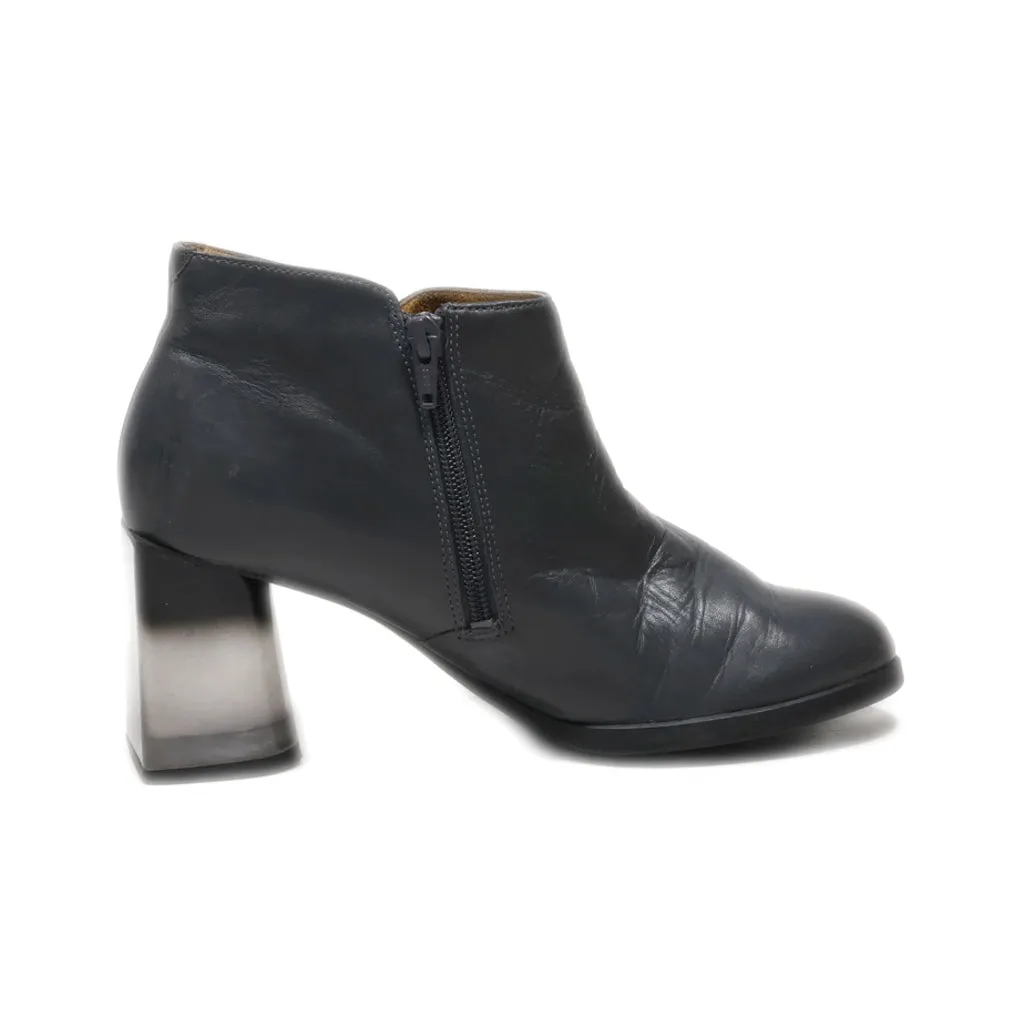 Camper Ankle Boots Leather Grey Colour For Women